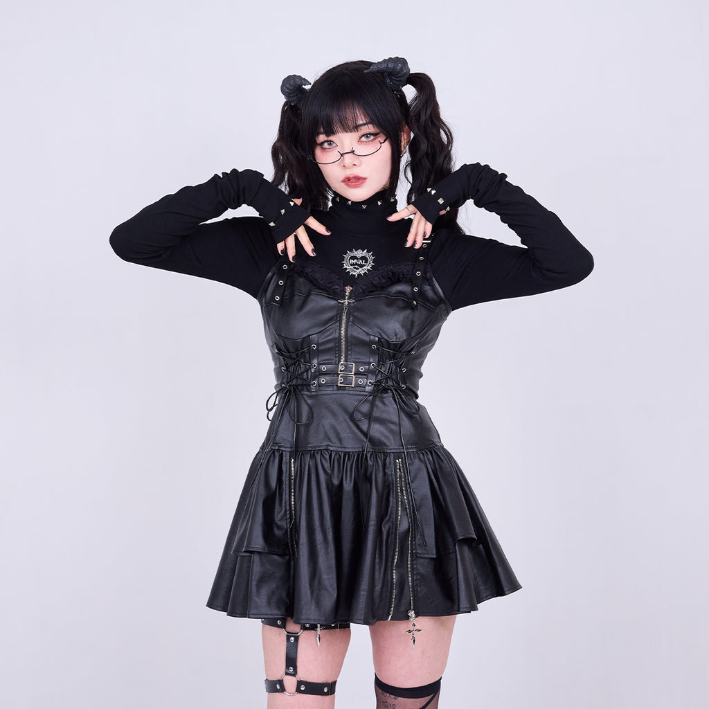IMVAL / Leather Dress [BLK]