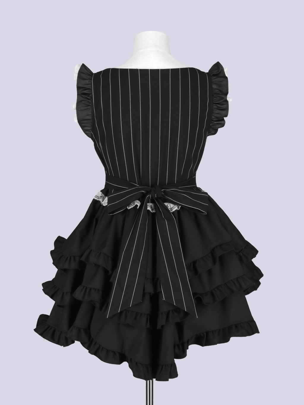 IMVAL / Layered Vest Dress - STRIPE