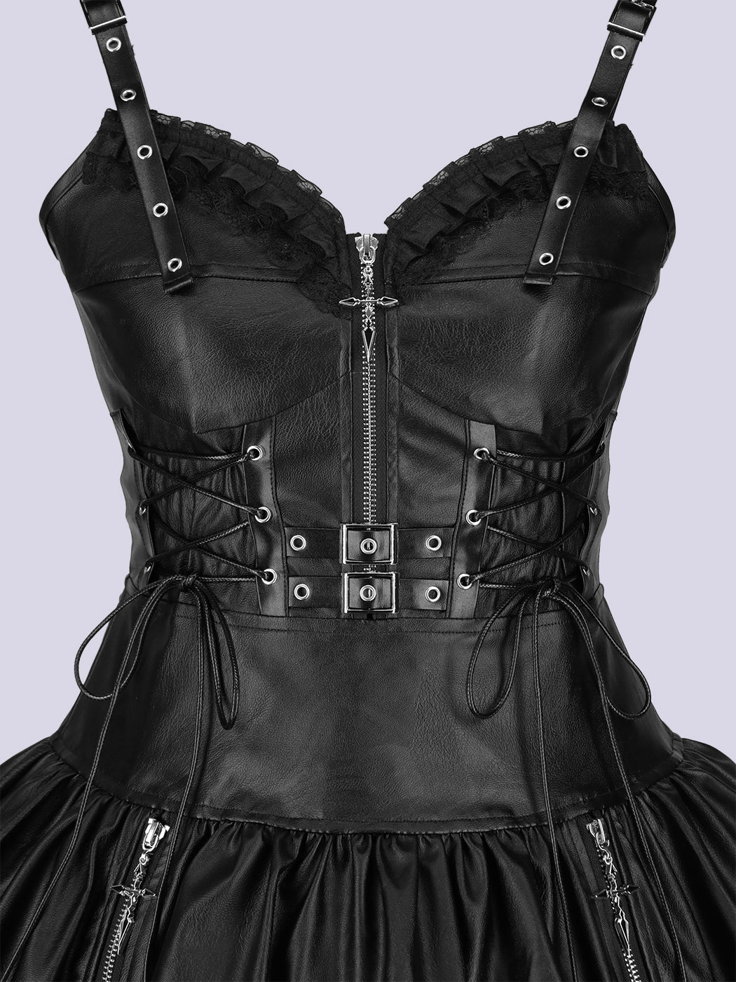 IMVAL / Leather Dress [BLK]