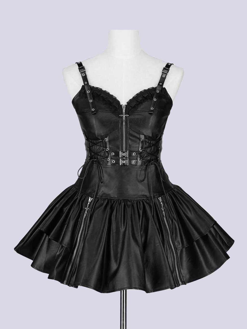 IMVAL / Leather Dress [BLK]
