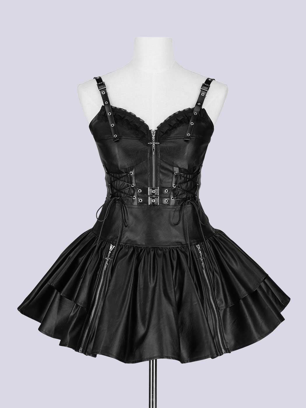 IMVAL / Leather Dress [BLK]