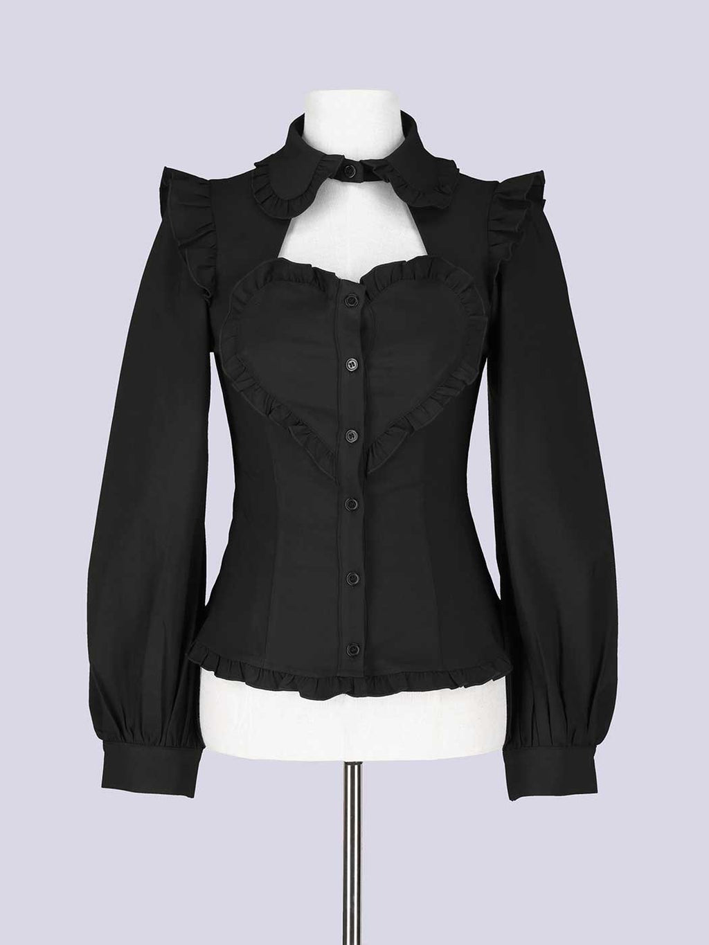 IMVAL / Heart Shirt［BLK］