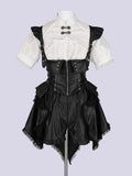 IMVAL / High Waist Layered Shorts