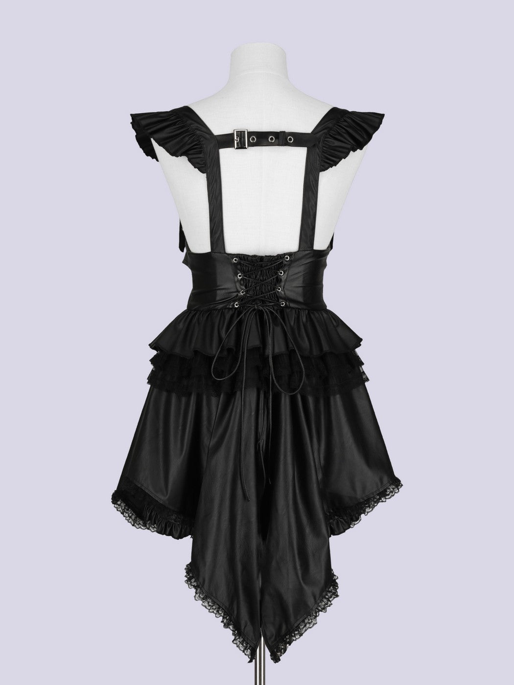 IMVAL / High Waist Layered Shorts
