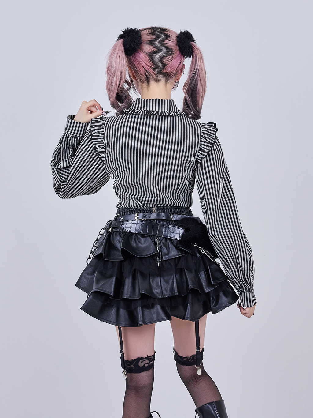 IMVAL / Heart Shirt［STRIPE］