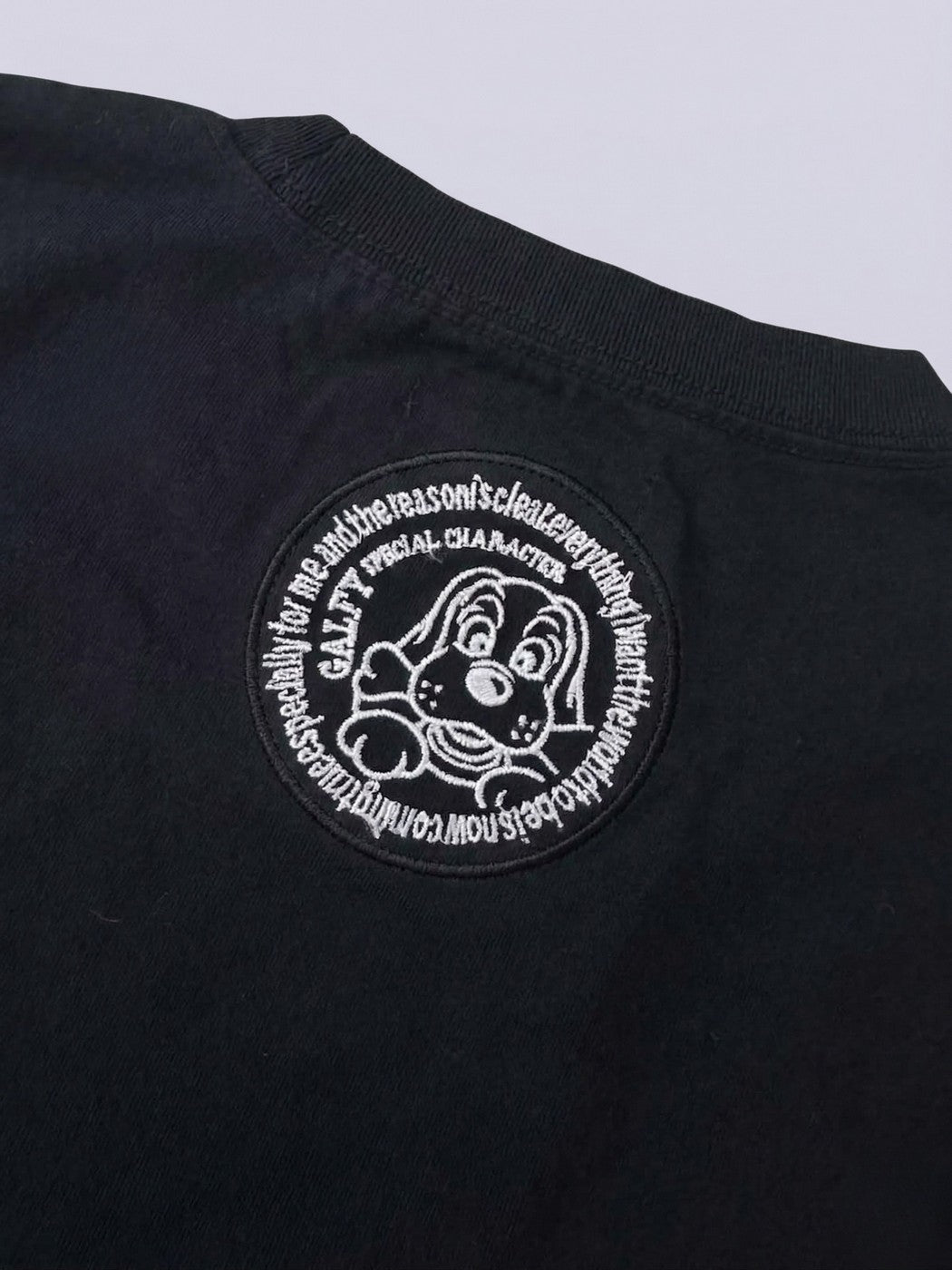 IMVAL×GALFY / Doll Dog Damaged TEE-BLK