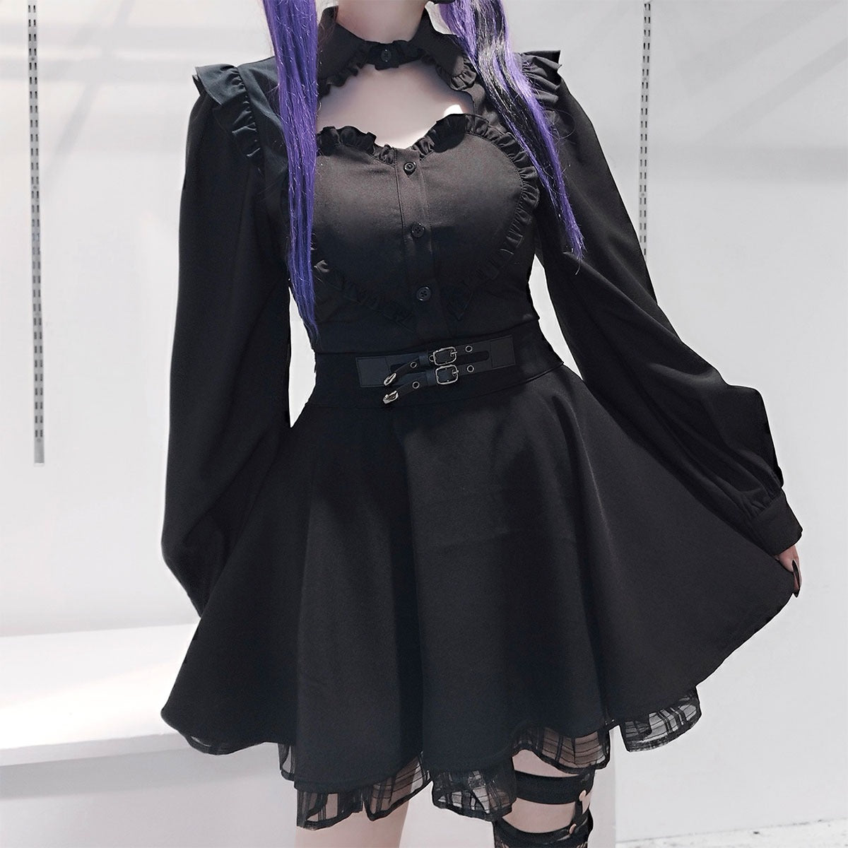 IMVAL / Heart Shirt - BLK