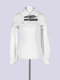 IMVAL / Short Bolero Blouse - WHT