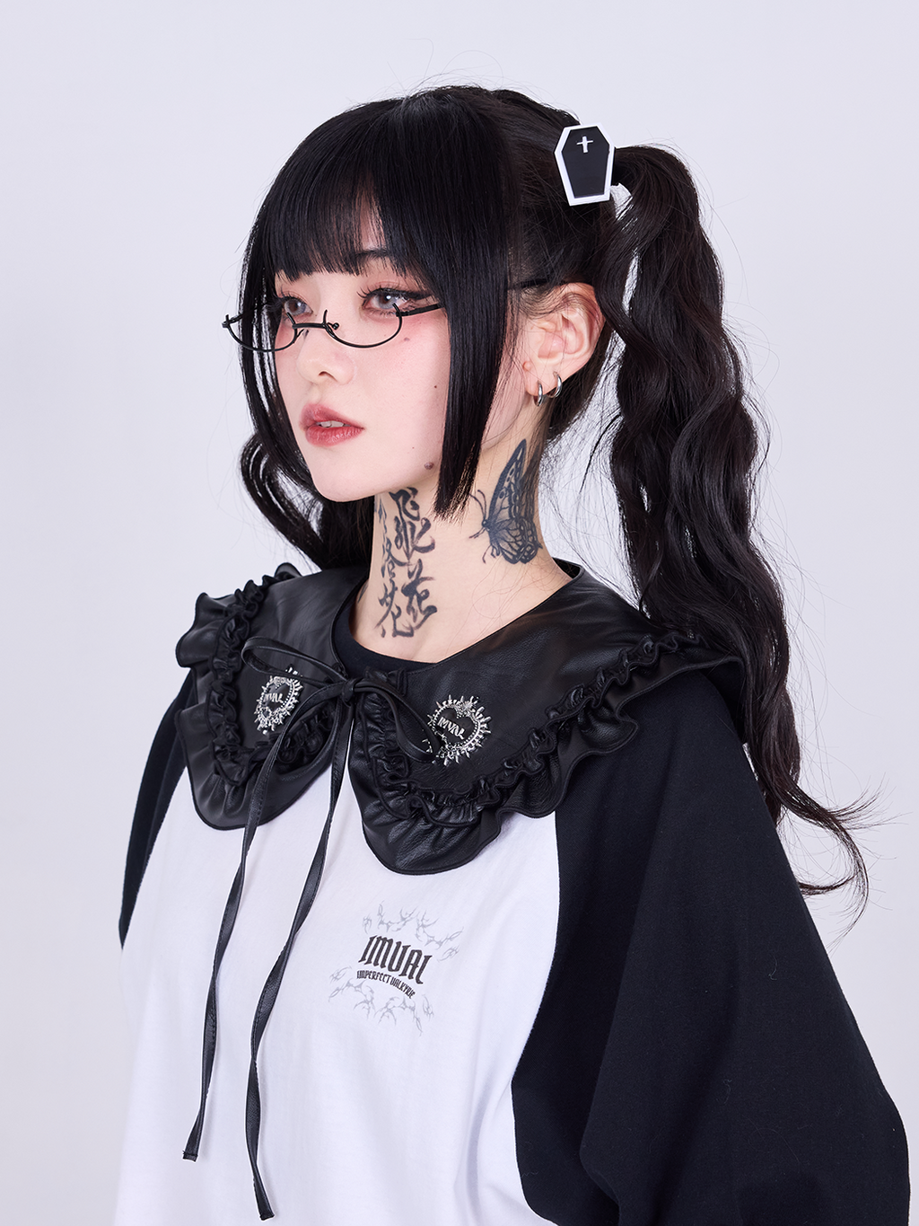 IMVAL / Leather collar [BLK]