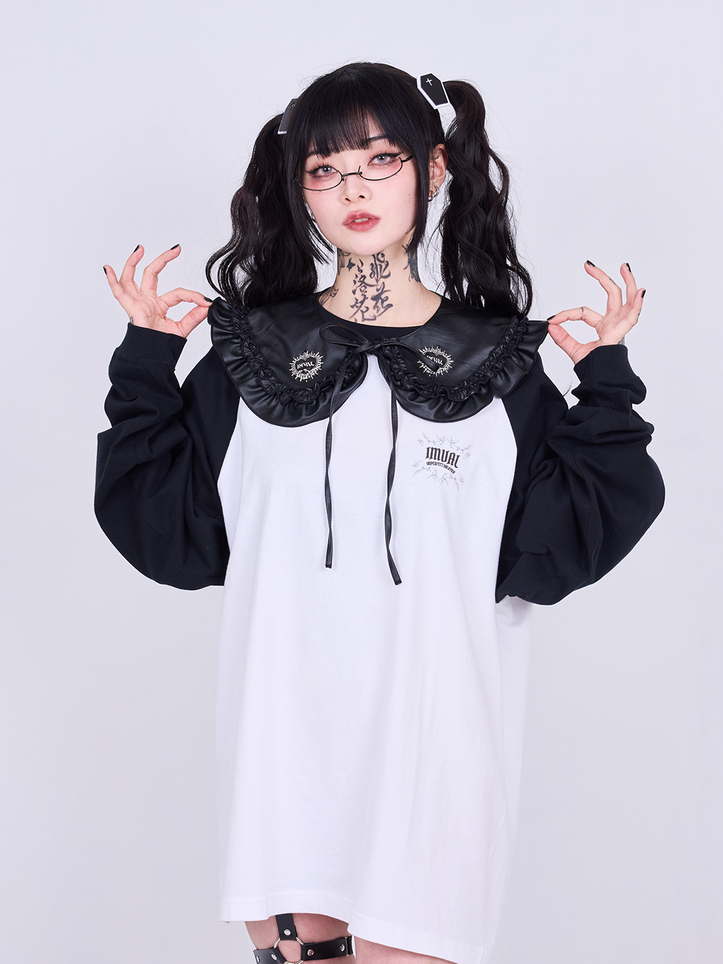 IMVAL / Leather collar [BLK]