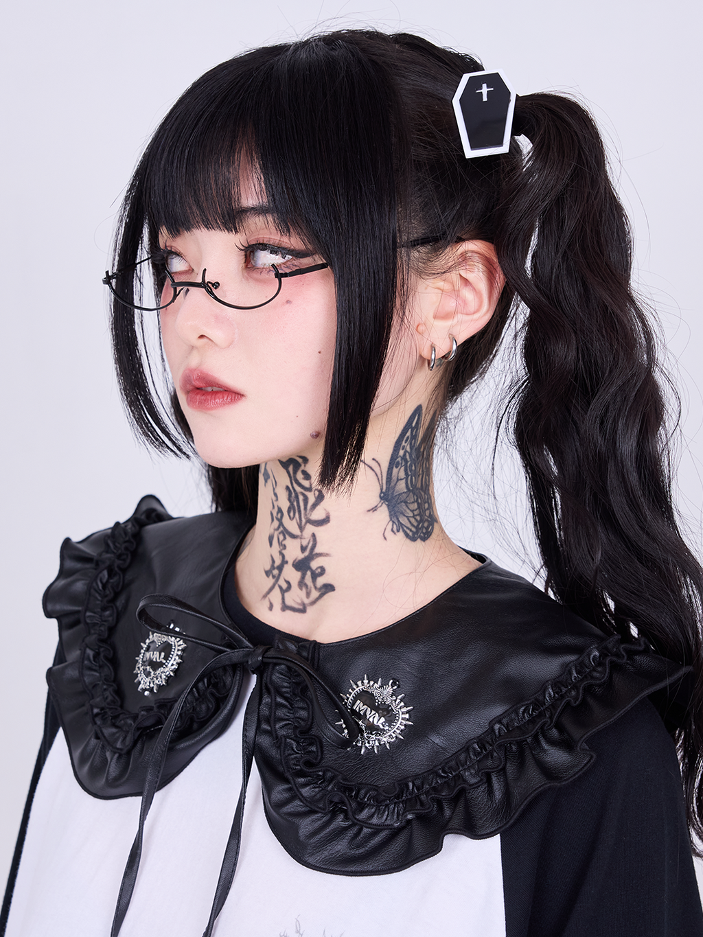 IMVAL / Leather collar [BLK]