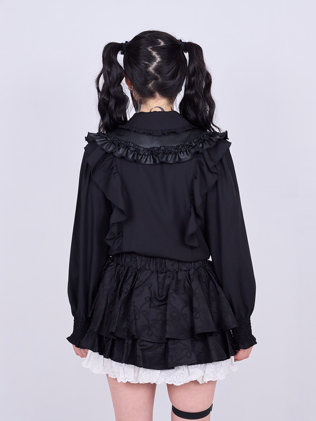 IMVAL / Leather collar [BLK]