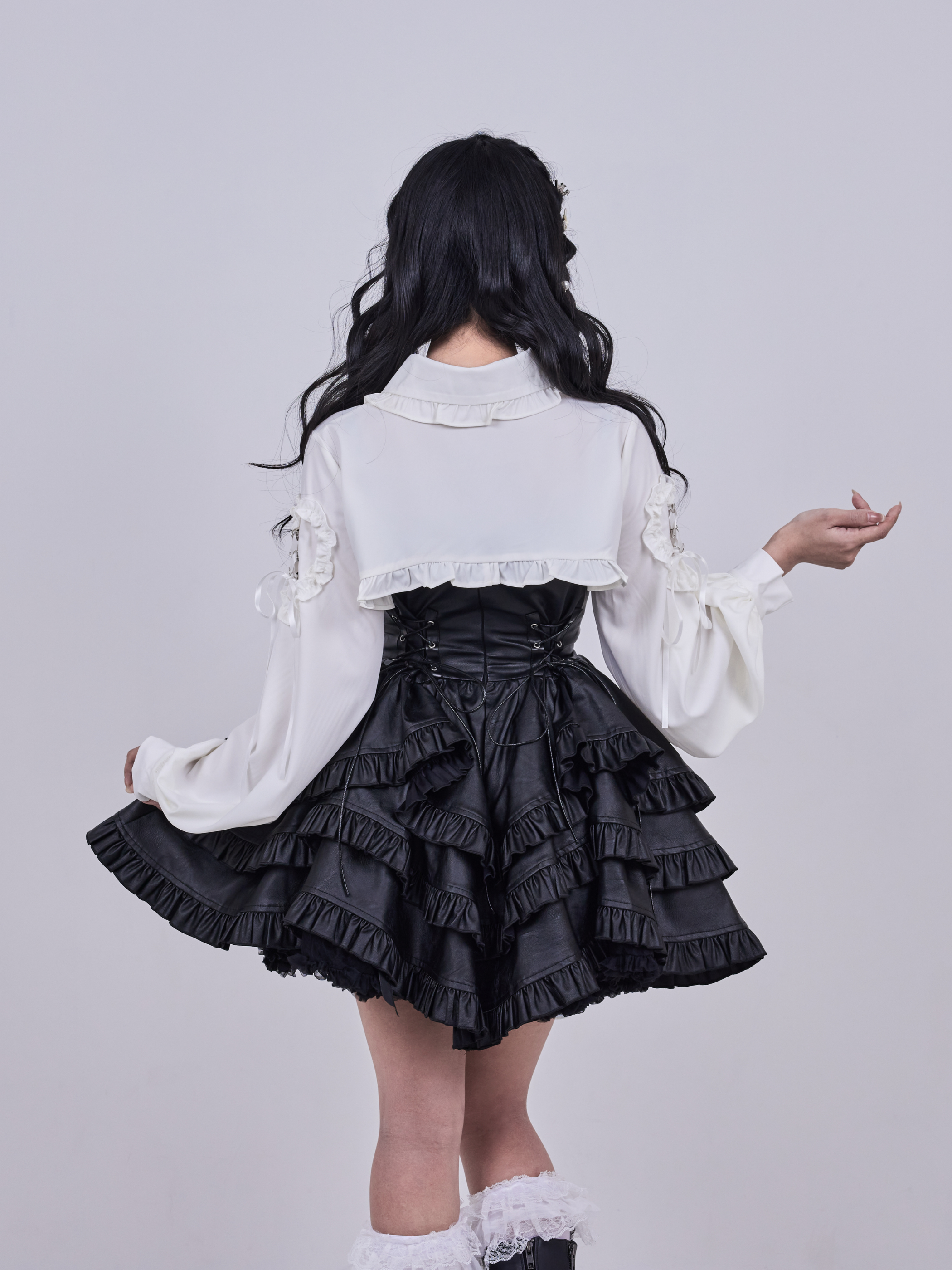 IMVAL / Short Bolero Blouse - WHT