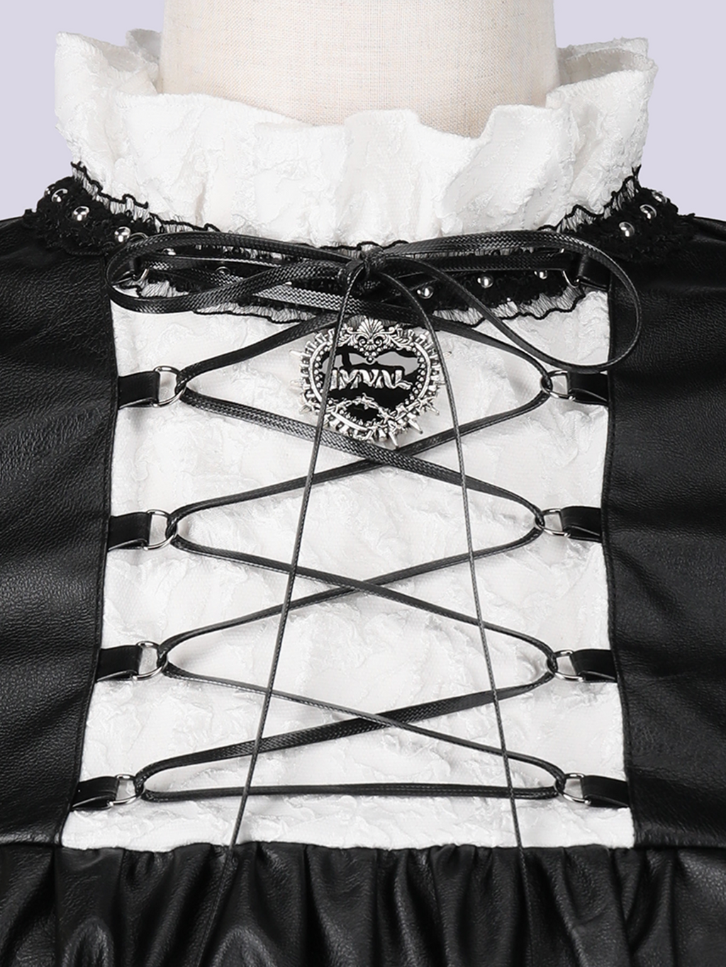 IMVAL / Leather Doll Dress [BLK]