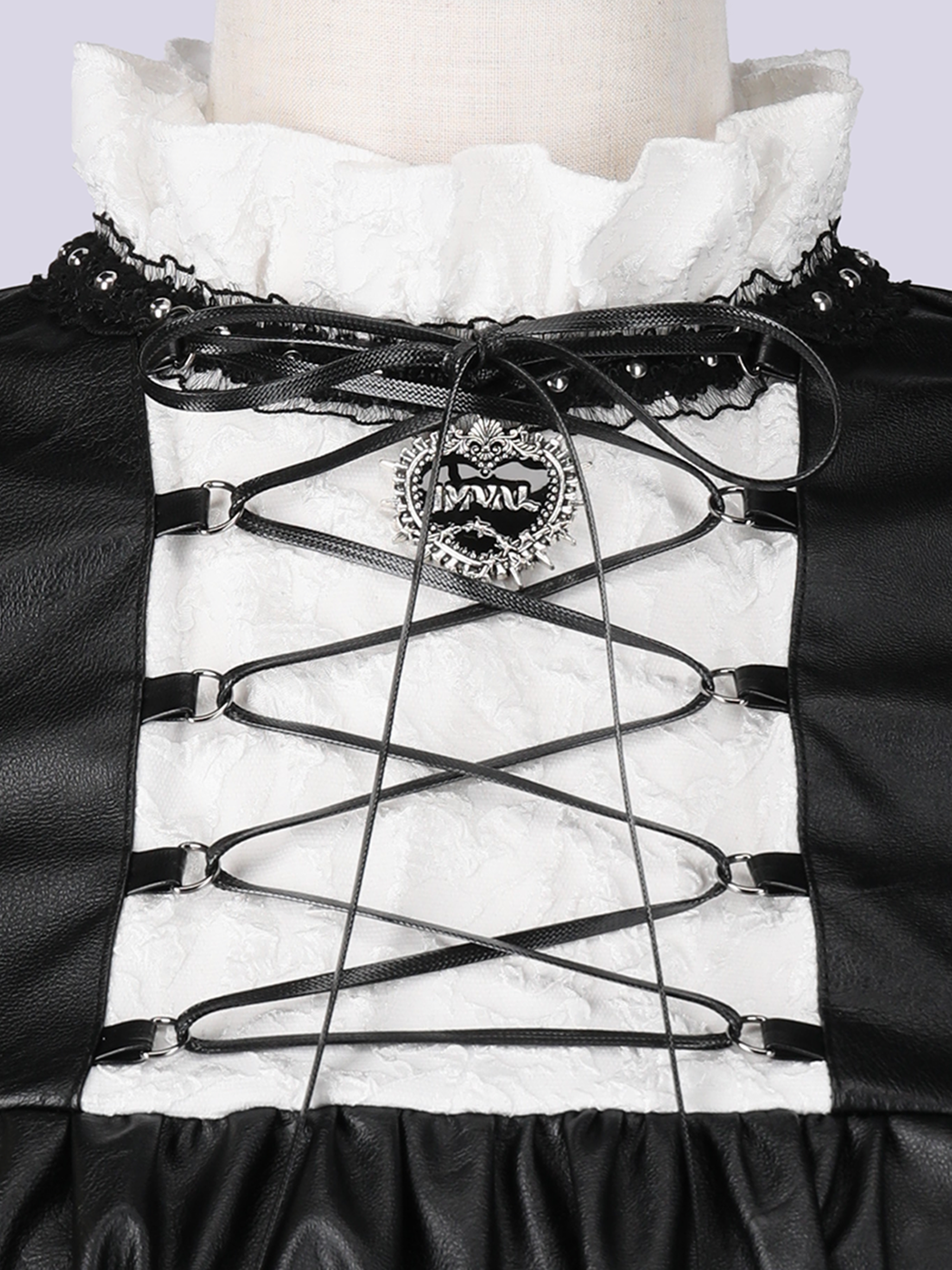 IMVAL / Leather Doll Dress [BLK]