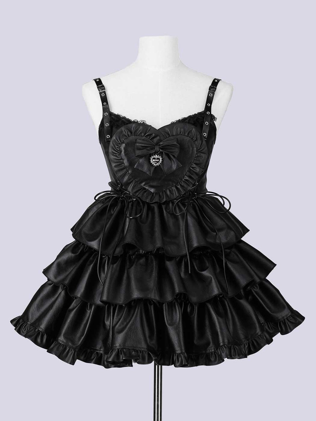 IMVAL / Frill Heart Dress [BLK]