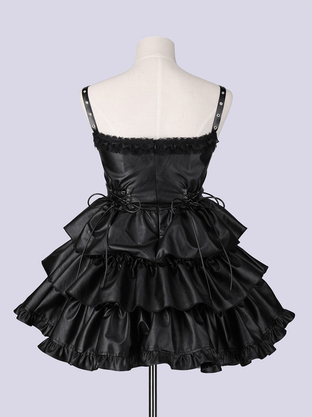 IMVAL / Frill Heart Dress - BLK