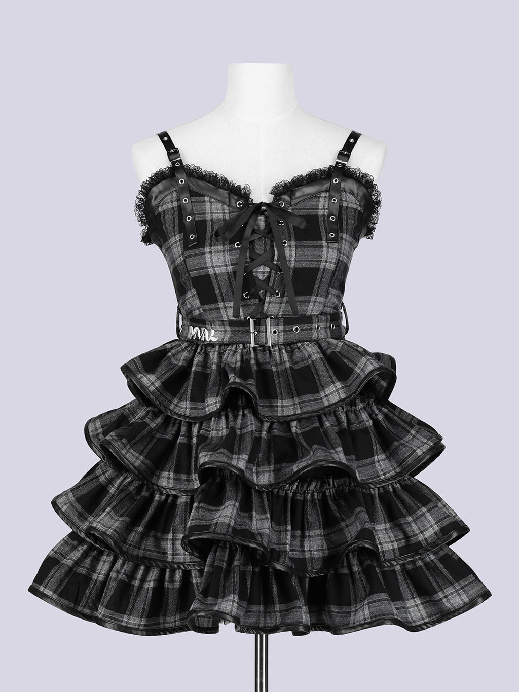 IMVAL / Check Layered Dress