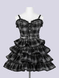 IMVAL / Check Layered Dress