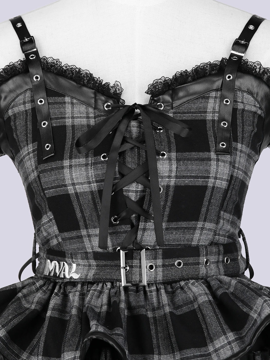 IMVAL / Check Layered Dress