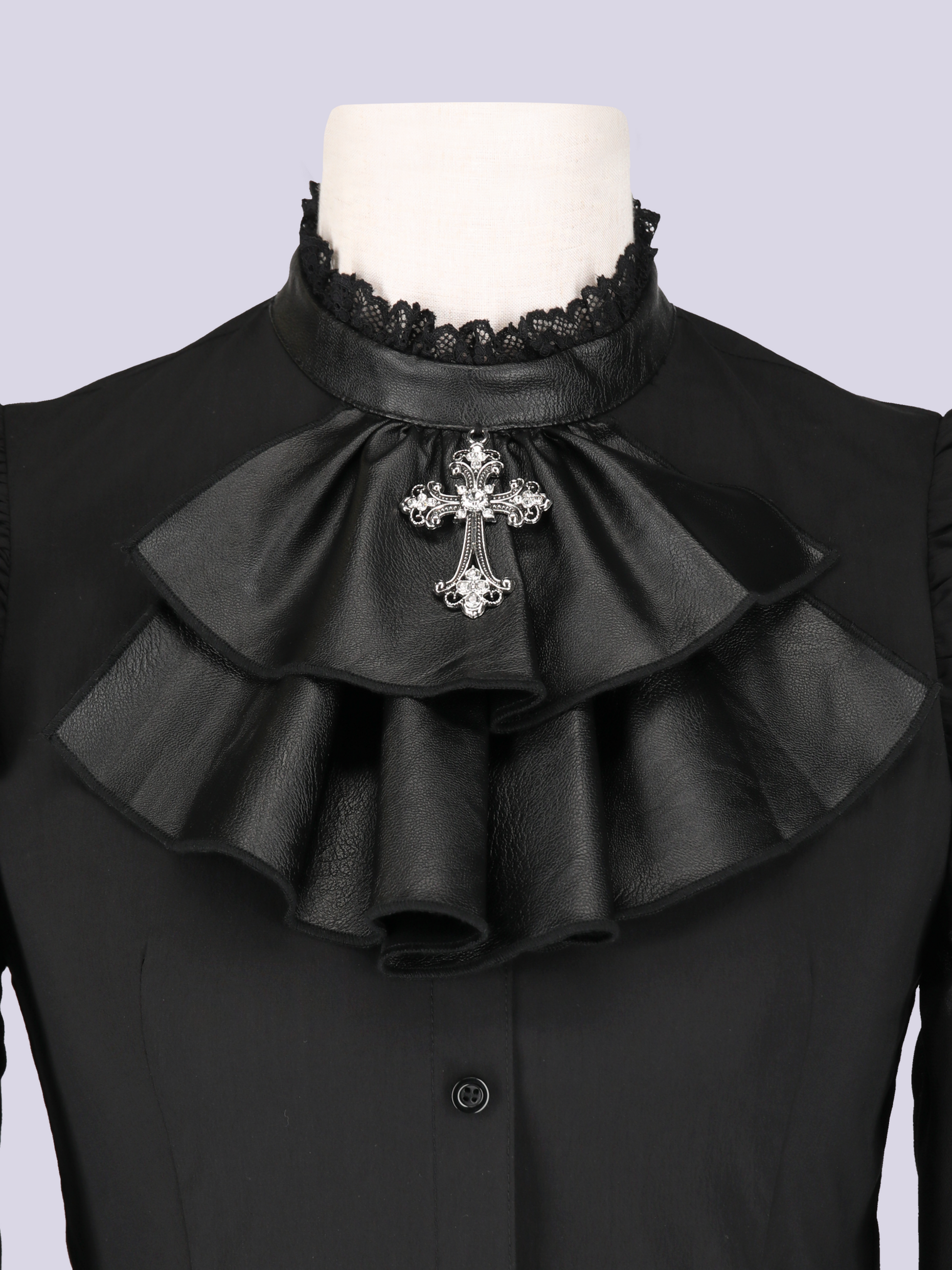 IMVAL / Dark Sheer Blouse