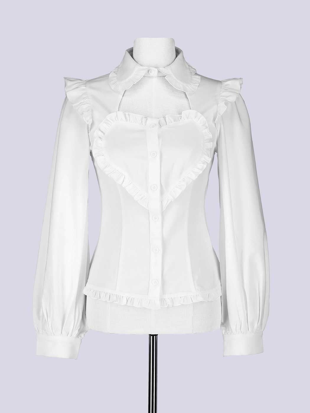 IMVAL / Heart Shirt [WHT]
