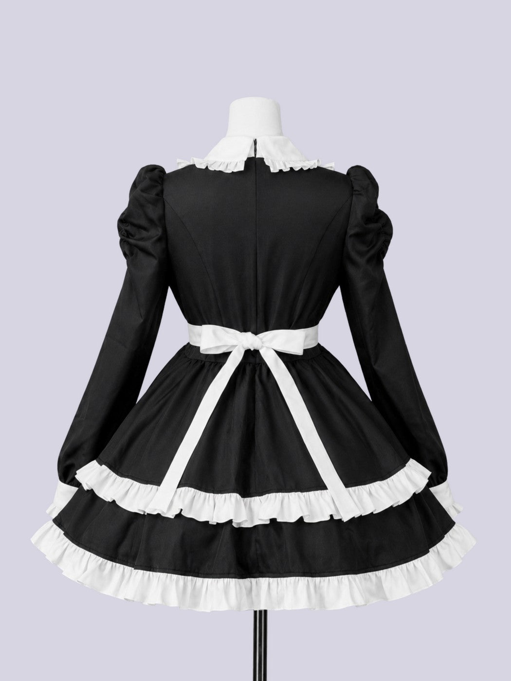 IMVAL / Frill Maid Dress - BLK