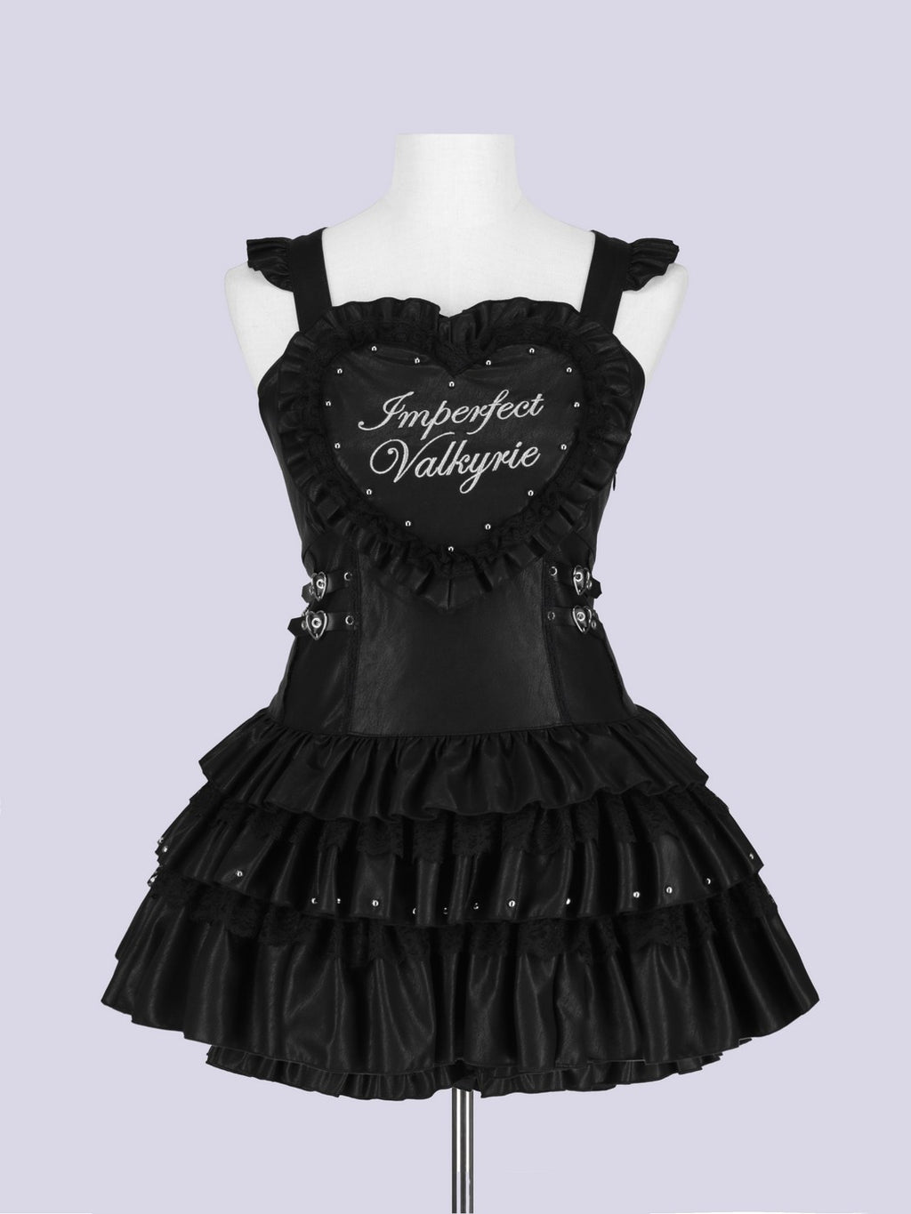 IMVAL / Heart Apron Dress - PU