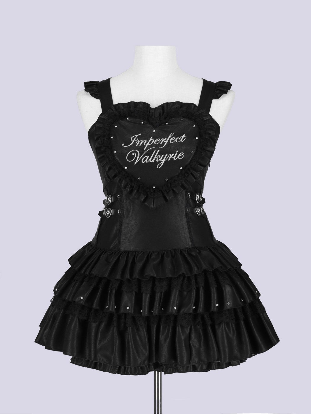 IMVAL / Heart Apron Dress - PU