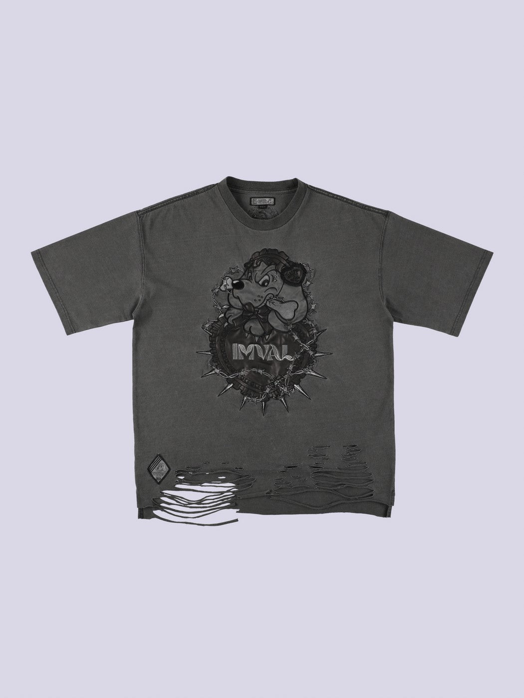 IMVAL×GALFY / Doll Dog Damaged TEE-INK