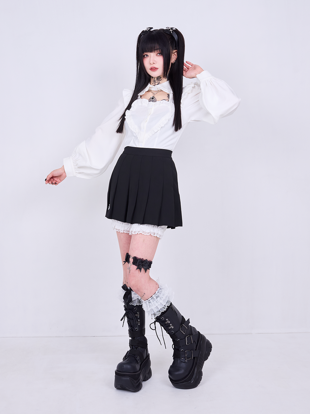 IMVAL / Heart Shirt - WHT