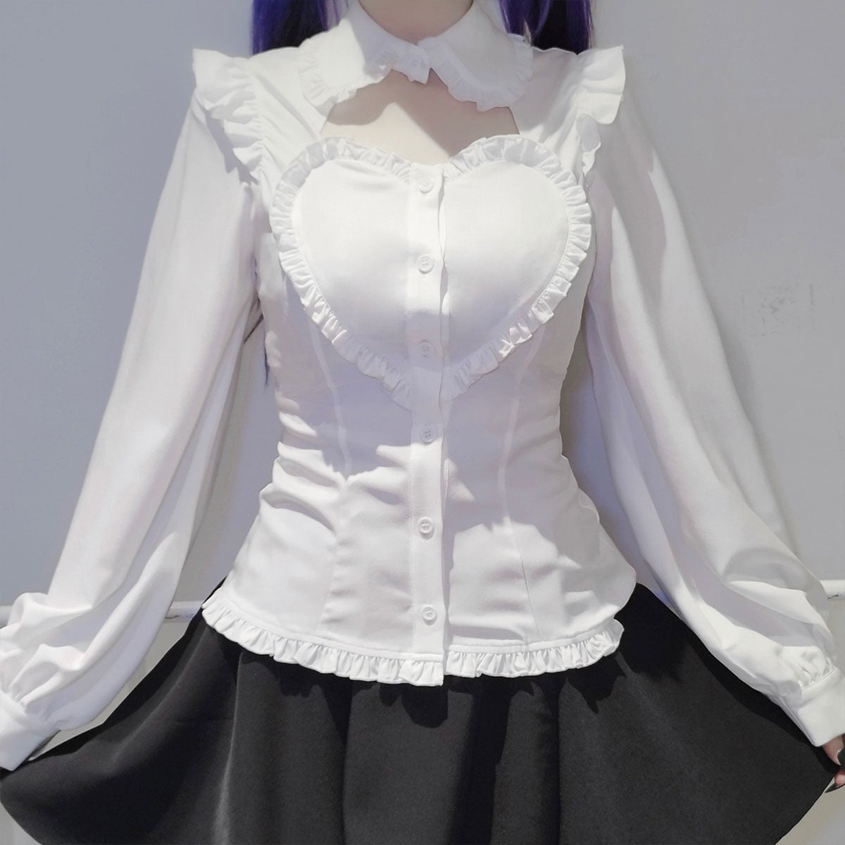 IMVAL / Heart Shirt [WHT]