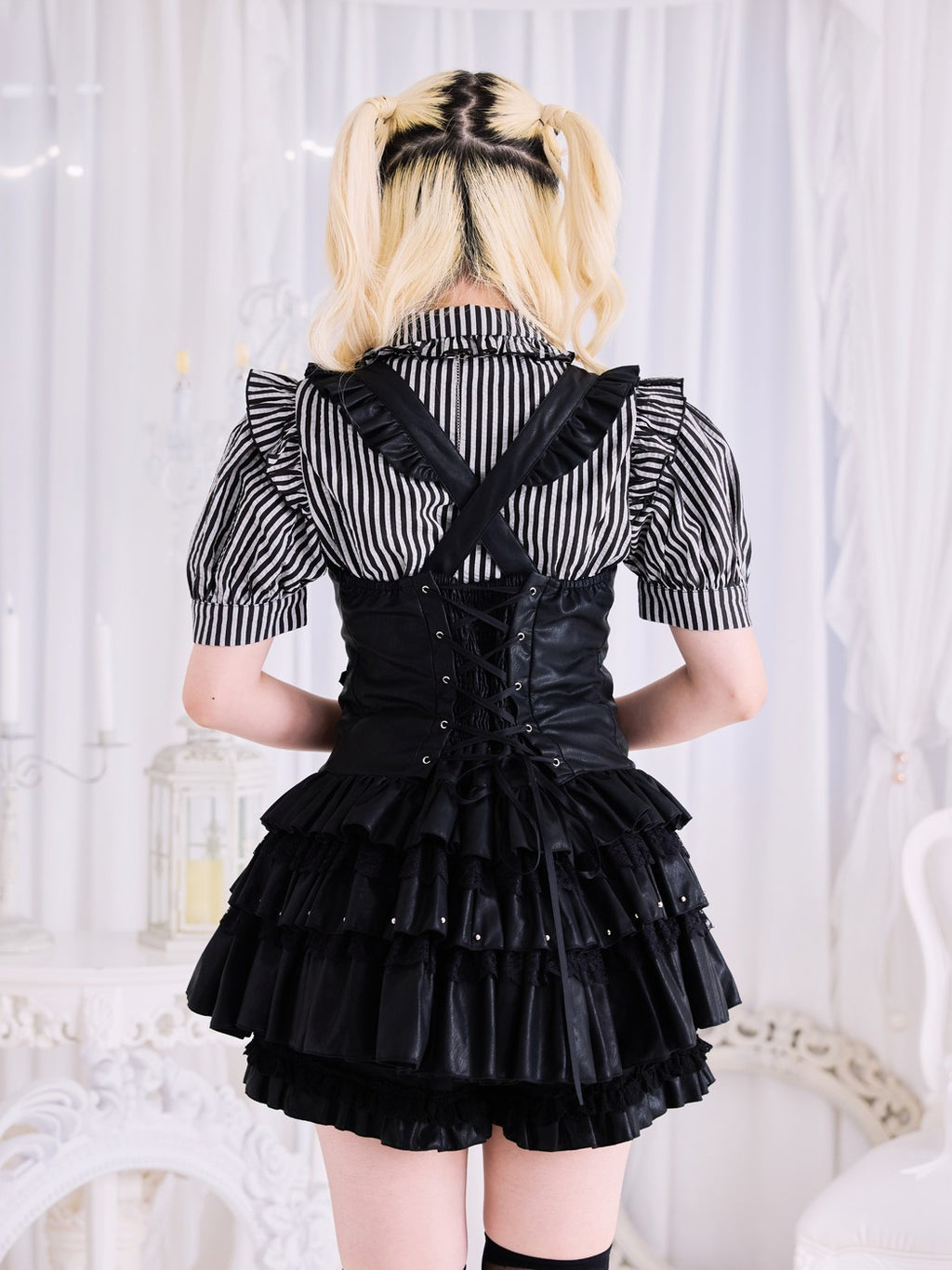 IMVAL / Heart Apron Dress - PU