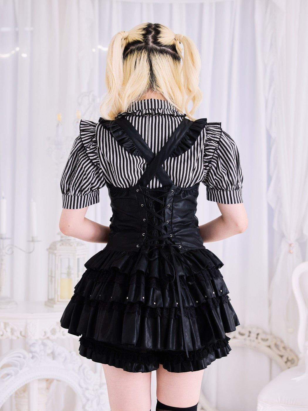 IMVAL / Heart Apron Dress - PU