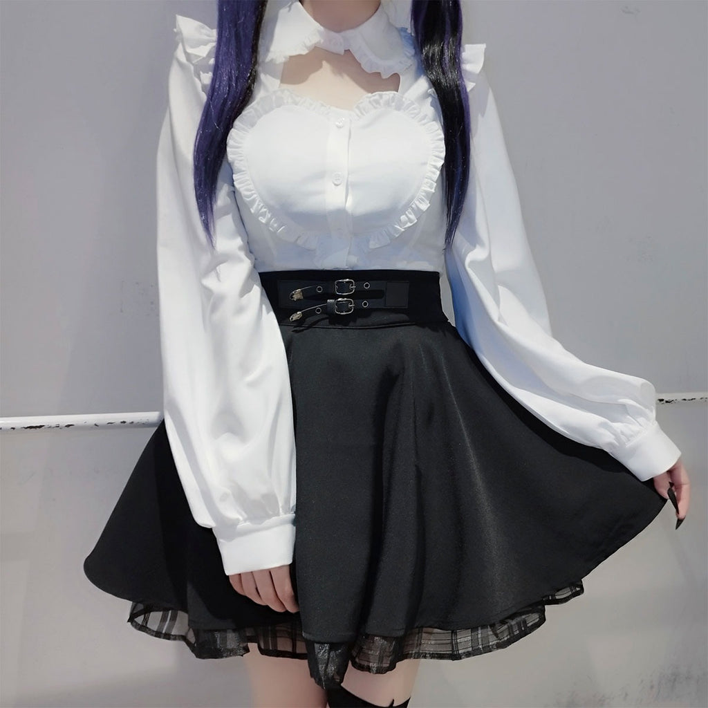 IMVAL / Heart Shirt［WHT］