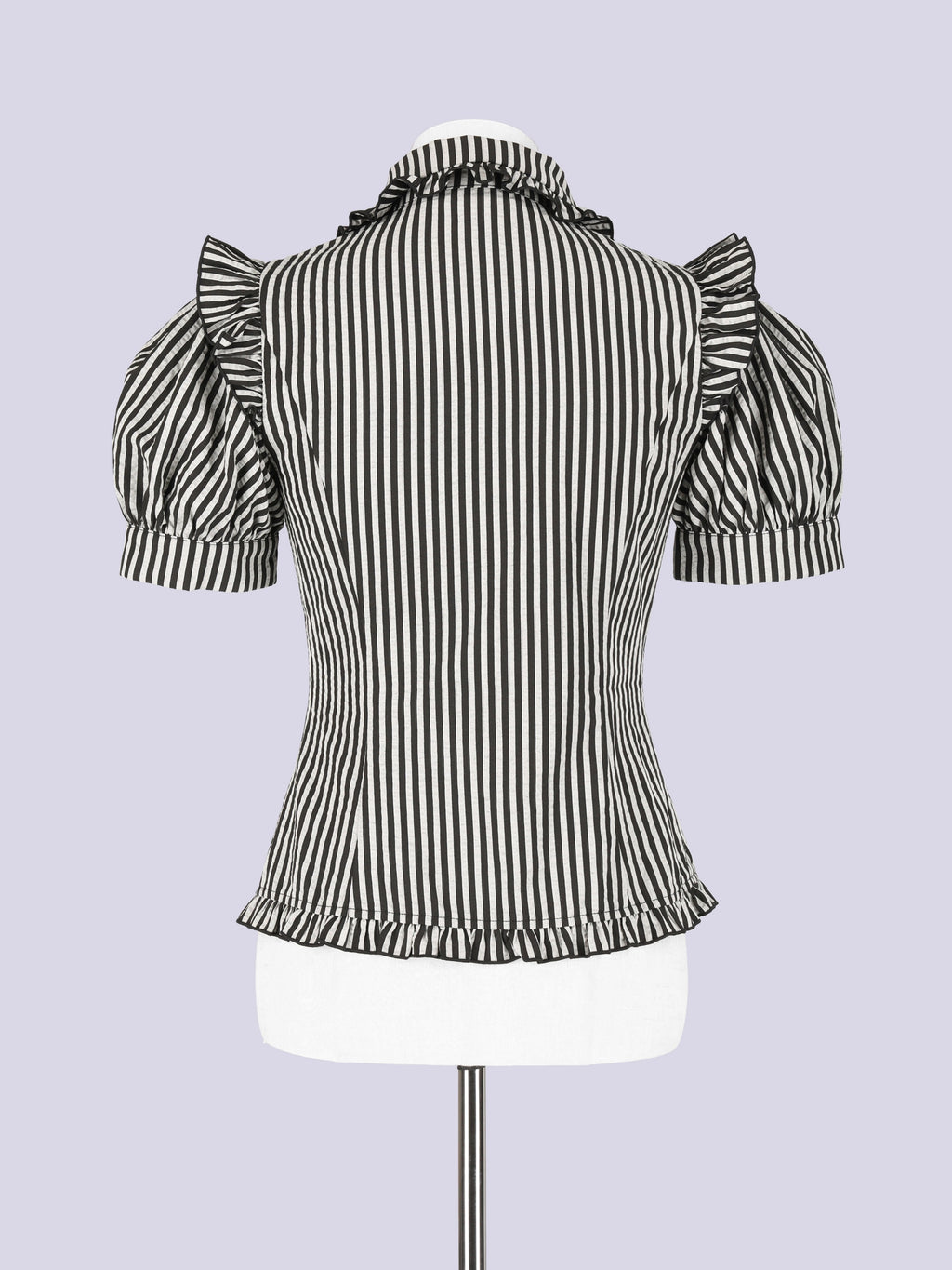 IMVAL / Heart Short Sleeve Shirt［STRIPE］