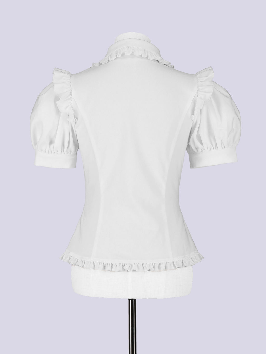 IMVAL / Heart Short Sleeve Shirt［WHT］