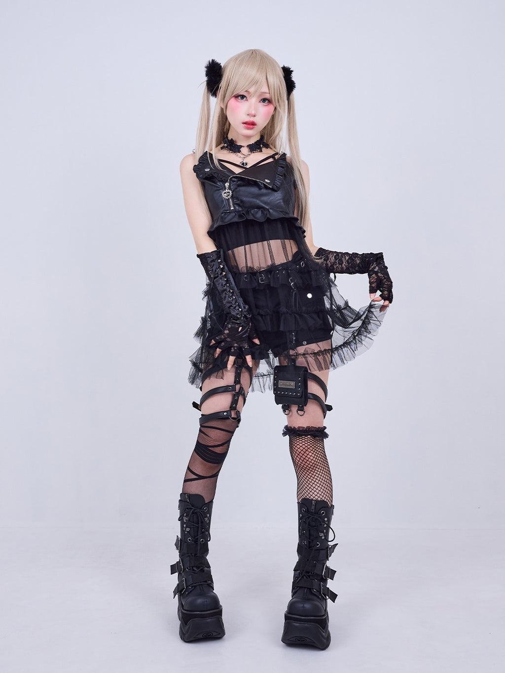 IMVAL / Rider's tulle dress