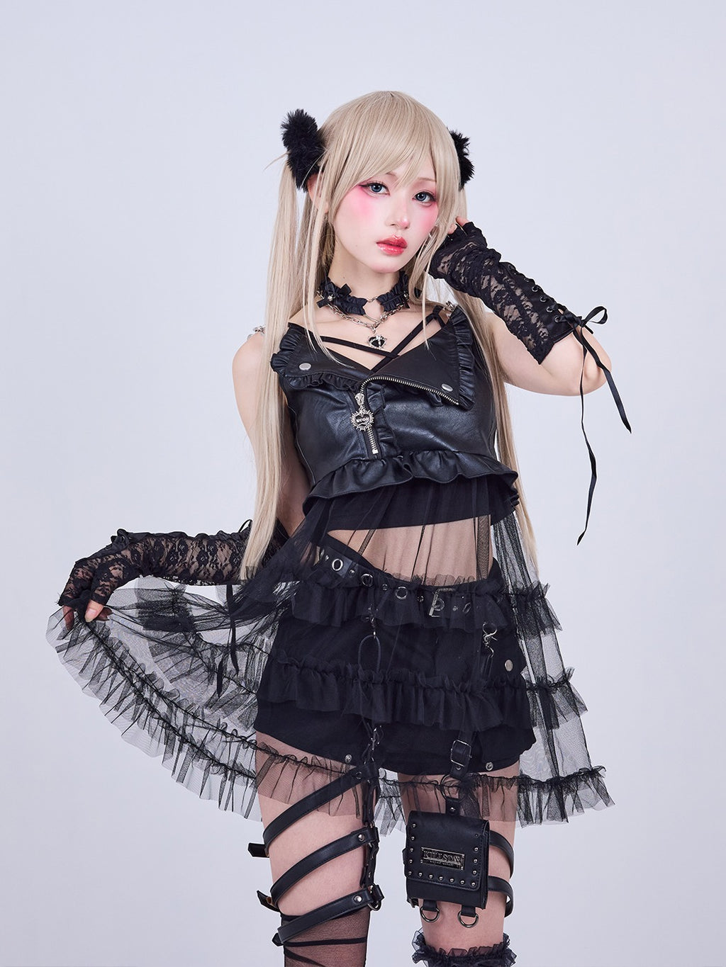IMVAL / Rider's tulle dress