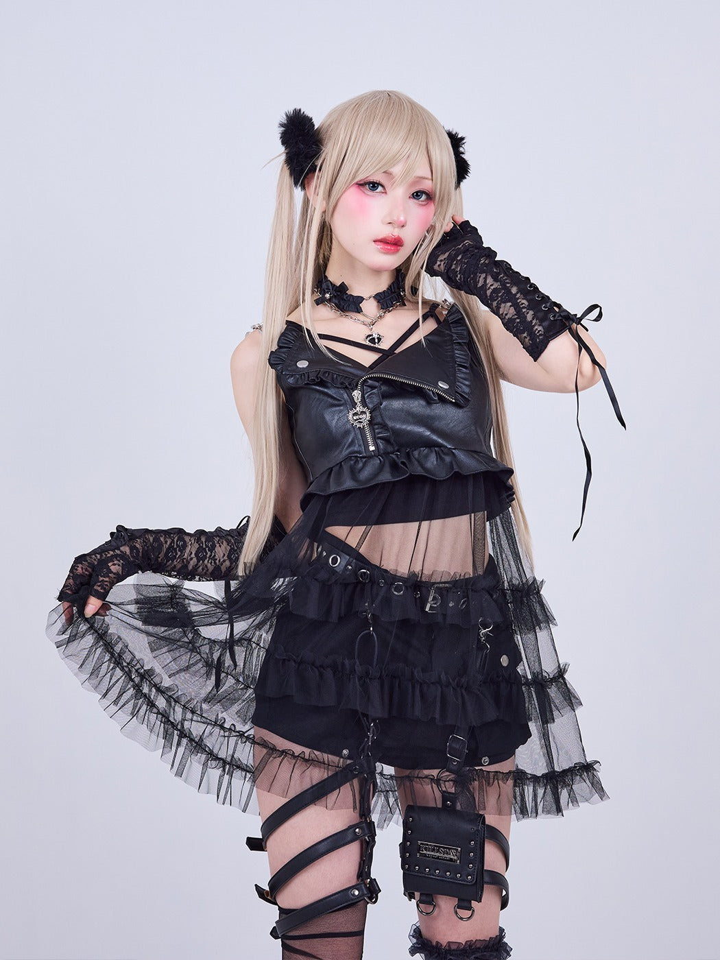 IMVAL / Rider's tulle dress