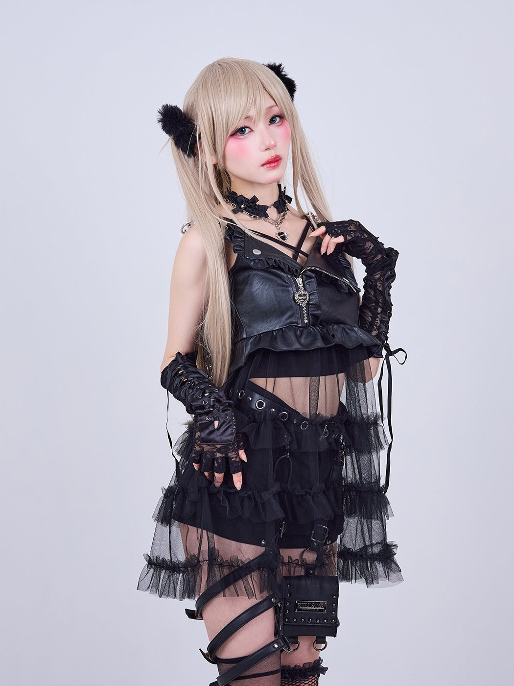 IMVAL / Rider's tulle dress