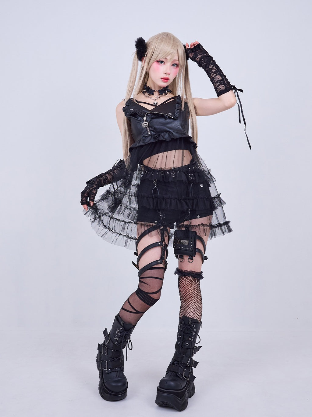 IMVAL / Rider's tulle dress