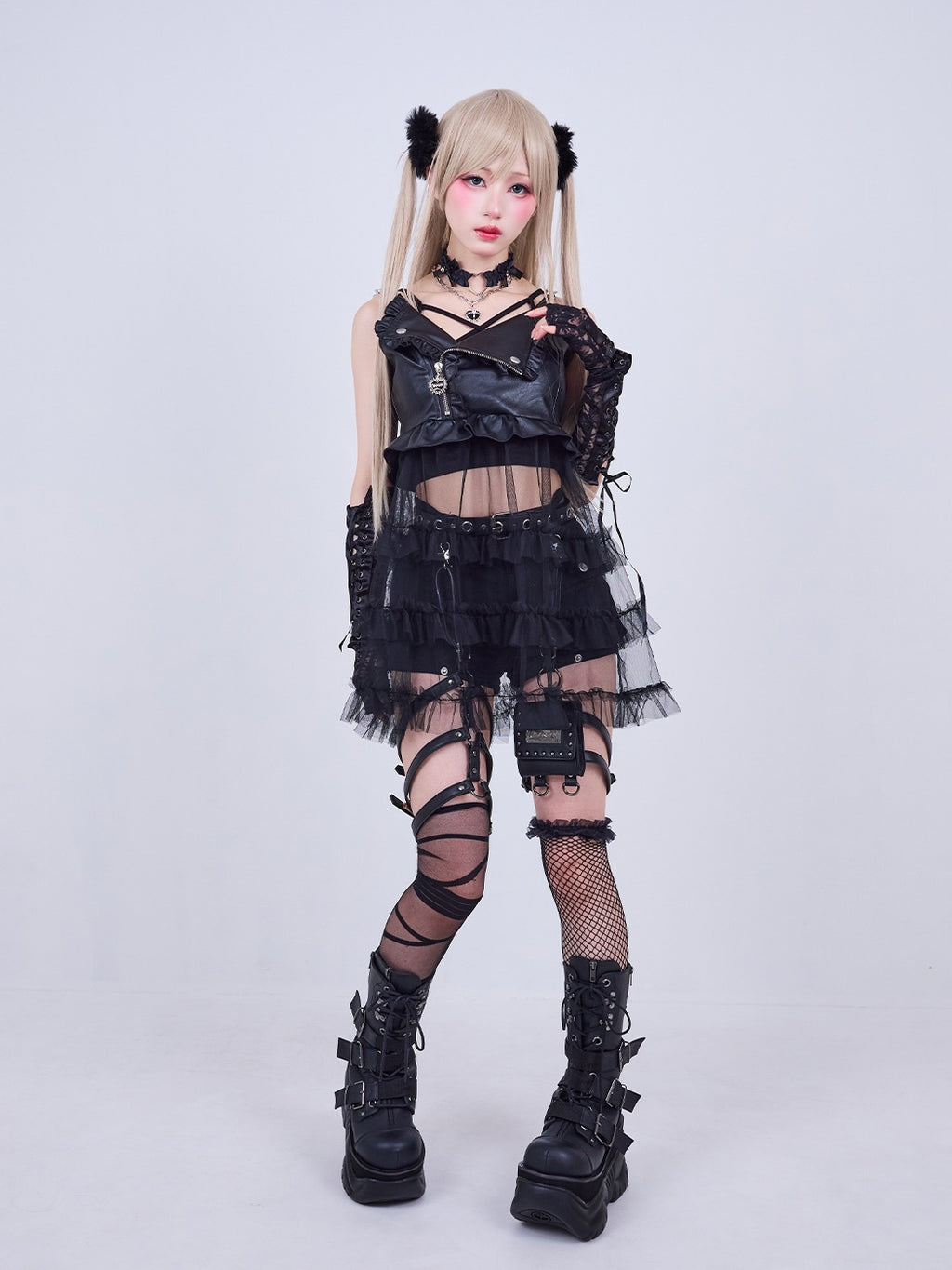 IMVAL / Rider's tulle dress
