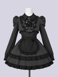 IMVAL / Frill Maid Dress - STRIPE