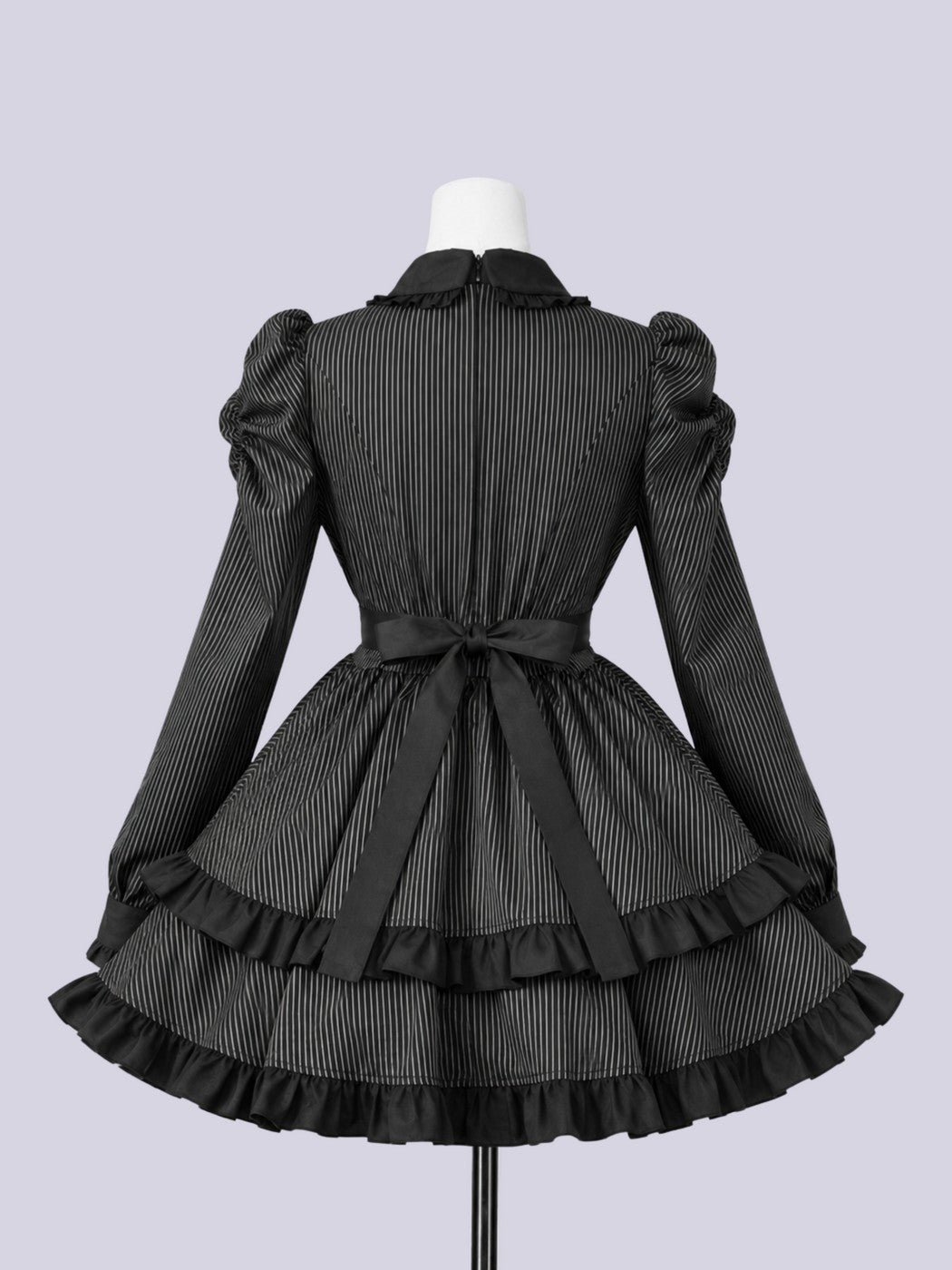 IMVAL / Frill Maid Dress - STRIPE