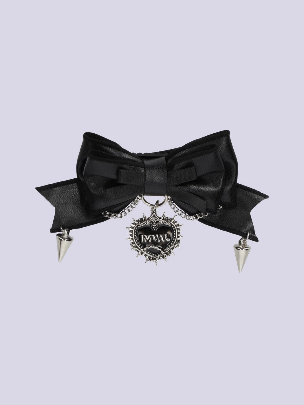 IMVAL × natu t mare / PU Ribbon Hair Clip Pair