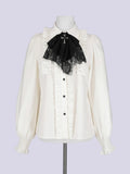IMVAL / Classic Frill Shirt  - WHT