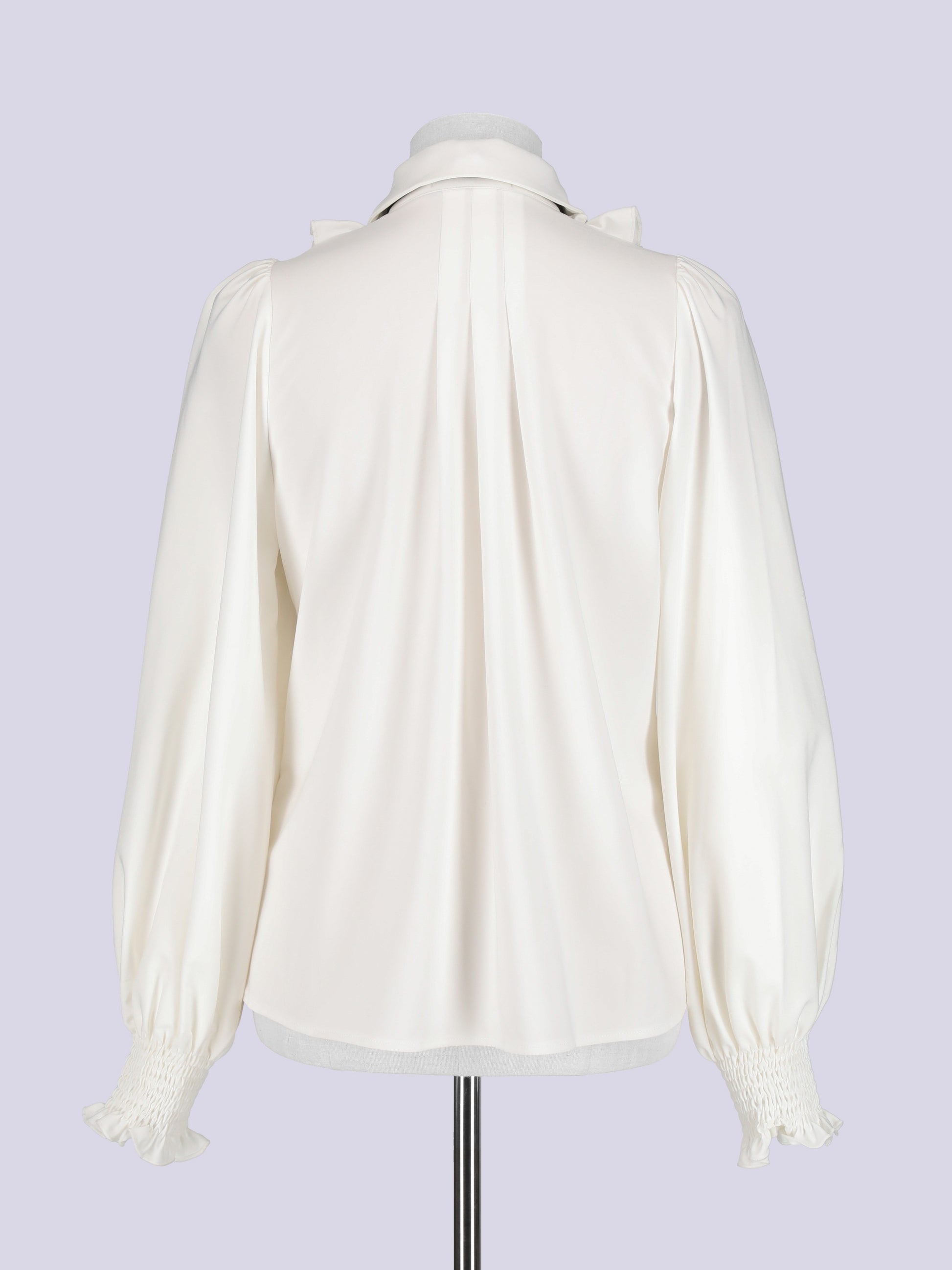 IMVAL / Classic Frill Shirt [WHT]