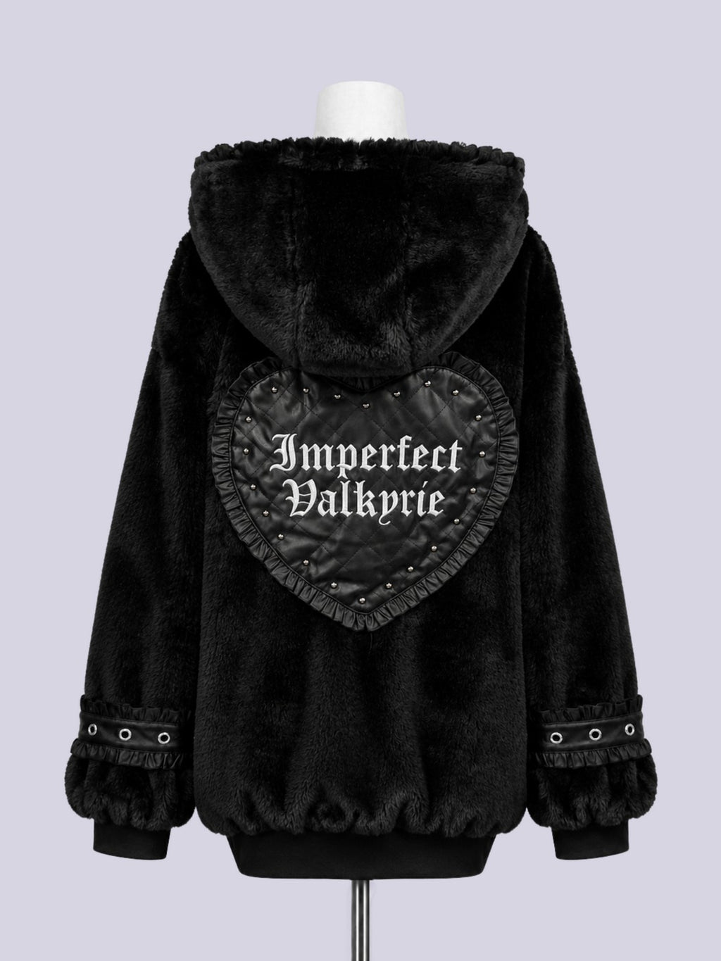 IMVAL / Heart Fur Hoodie