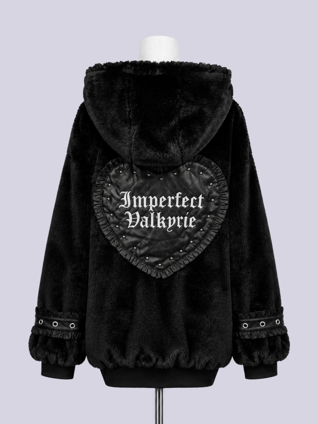 IMVAL / Heart Fur Hoodie